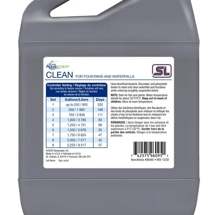 Aquascape Clean for Fountains and Waterfalls SL – 32 oz / 946 ml - Ponds Online