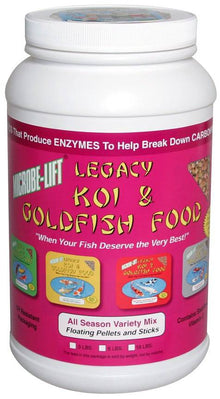 Microbe-Lift Legacy All Season Variety Mix Koi & Goldfish Food - 5 lbs.