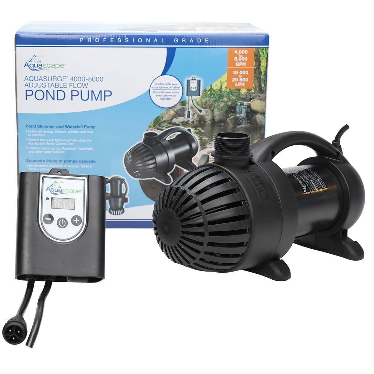 Aquascape AquaSurge PRO 2000-4000 Adjustable Flow Waterfall Pump