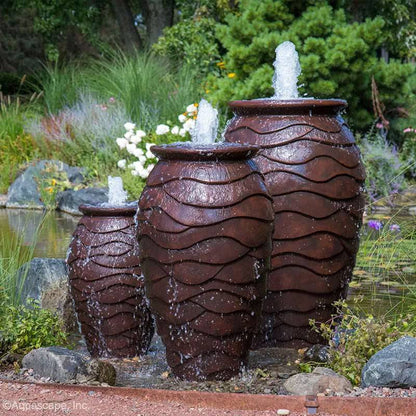 Aquascape Scalloped Urn Trio