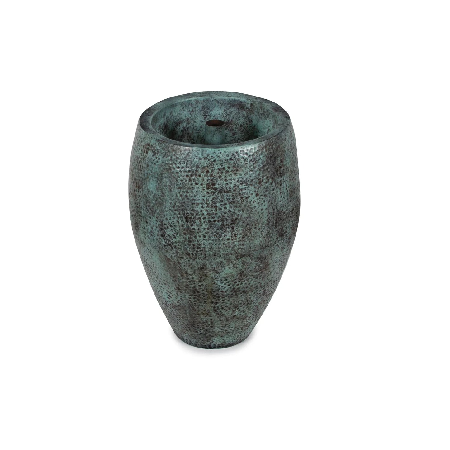 Decorative 24-inch Aura Vase by Atlantic Water Gardens, showcasing a sleek, modern ceramic design for water features.