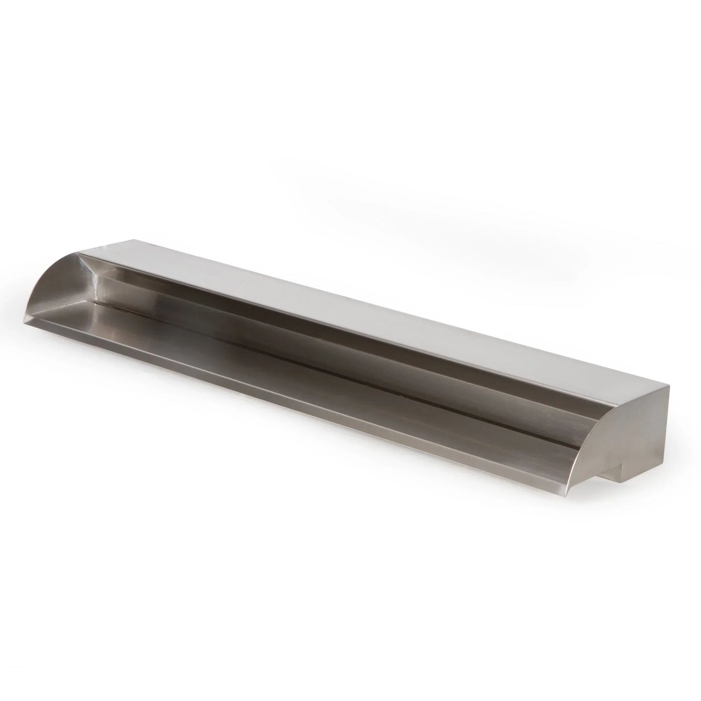 Atlantic Water Gardens 36-inch stainless steel spillway scupper, no light, with sleek, modern design for water feature installations.