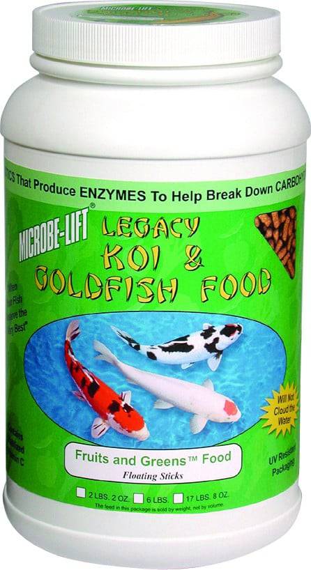 Microbe-Lift Legacy Fruits & Greens Koi & Goldfish Food - 2 lbs.