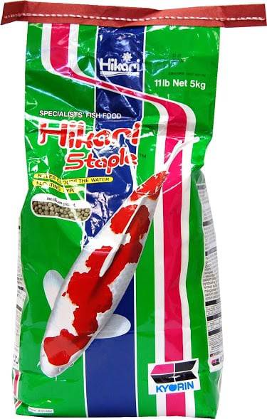 Hikari Staple Koi & Fish Food Diet - Mini Pellets -  11 lbs.