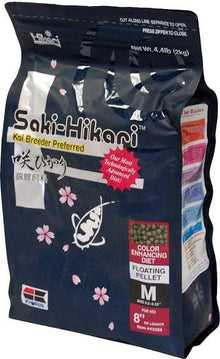 Hikari Saki-Hikari Koi & Fish Food Diet - Colour Formula - Medium Pellets - 4.4 lbs.