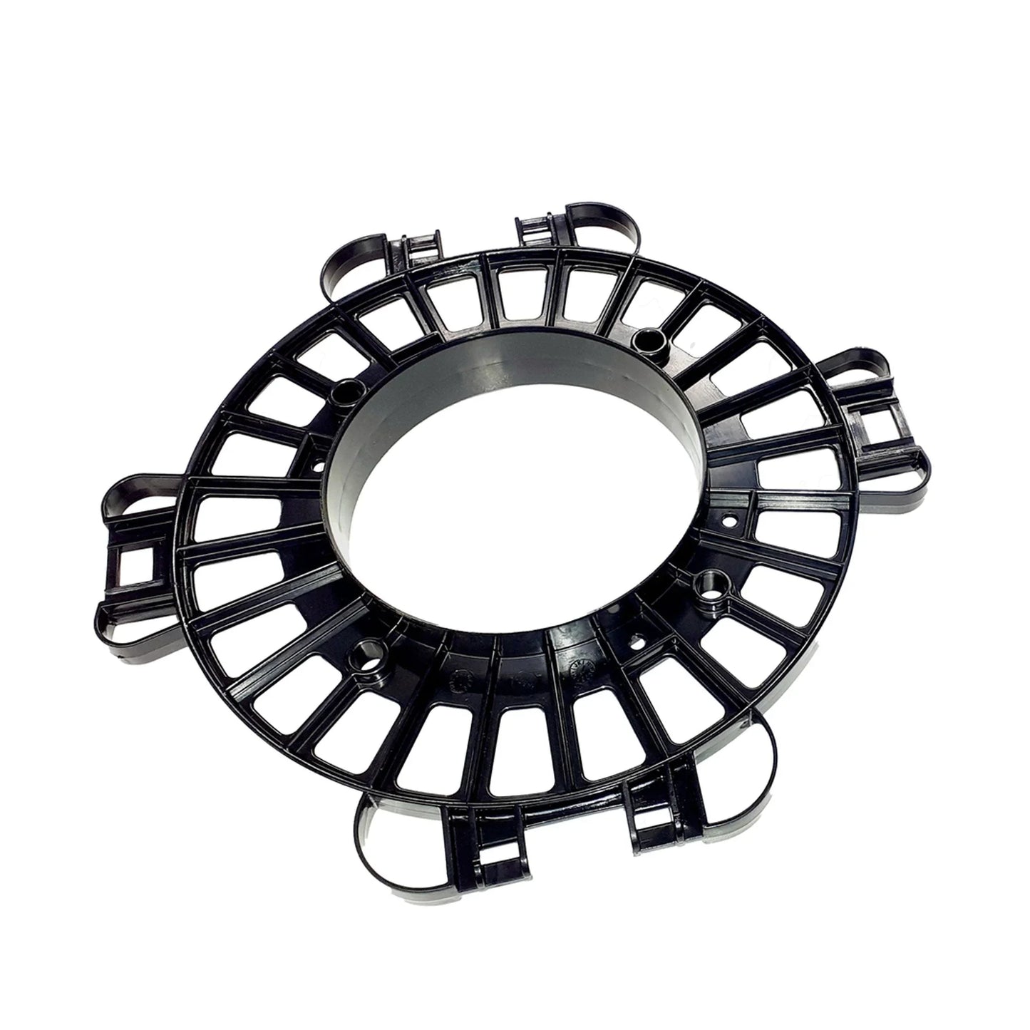 Oase Filtoclear foam distribution plate replacement part for 3400, 5200, 8200 series pond filters, gen3 model, in black plastic.