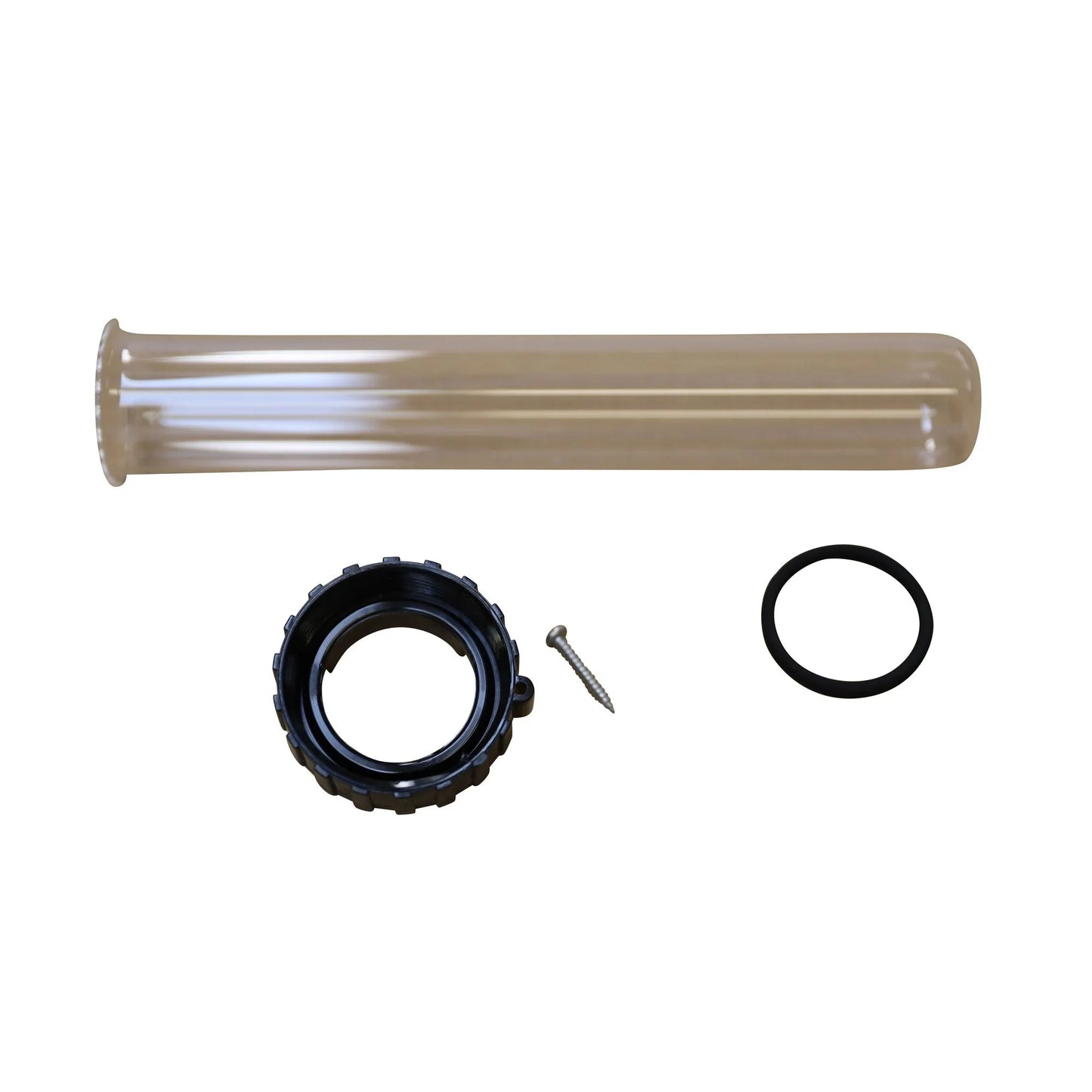 Oase Filtral 400 replacement quartz glass part for water filter system, clear and cylindrical with glass surface.