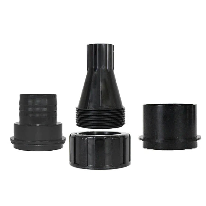Pondmaster replacement waste fitting for 5.5 to 8 pond filters, compatible with Pondmaster filtration systems, shown in the image.