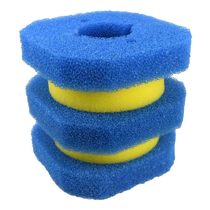 ProEco Products foam pad set for CPF-1600 and EZ-PRESS 2000 pressure filters, showing multiple foam pads for filtration.