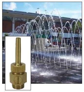 ProEco Products 1" Comet Fountain Nozzle, Male Thread