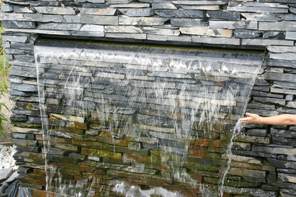 ProEco Products Acrylic Weir in Rock Wall