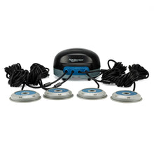 Aquascape Pond Air 4 system with four diffusers on a white background