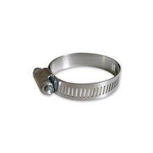 Boshart Clamp Gear #40 2.5-inch hose clamp with metal band and screw for secure fastening in plumbing applications.