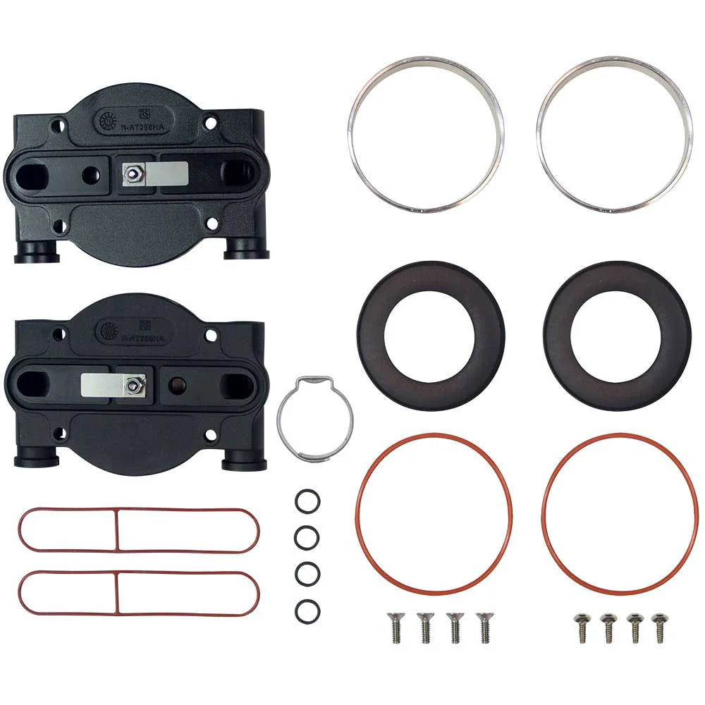 Airmax RP50 maintenance kit for 1/2 HP compressor, replacement parts including filters and components, in a clear packaging image.