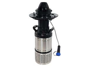 Airmax EcoSeries ES05 1/2hp pump motor with quick disconnect and discharge horn, 120V, replacement part for pool or spa systems.