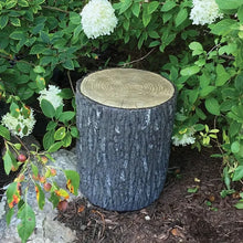 Aquascape Faux Oak Stump Cover decorative feature designed to enhance pond or garden aesthetics.