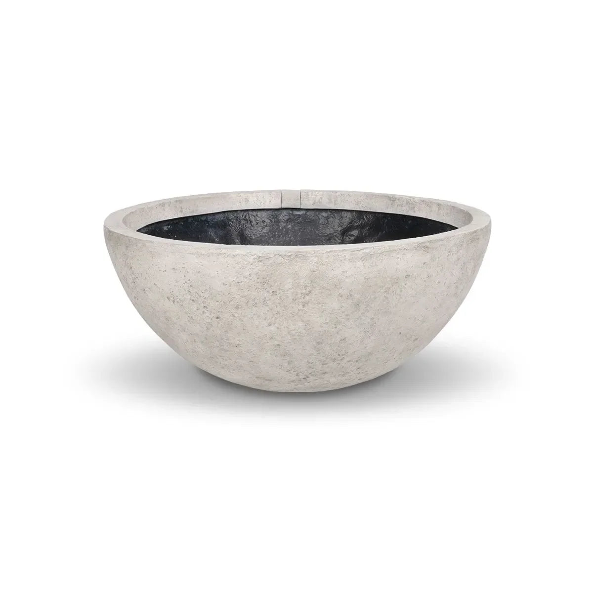 Aquascape Lunar Gray Fountain Bowl, 60-inch diameter, decorative feature with a sleek gray finish for outdoor water features.