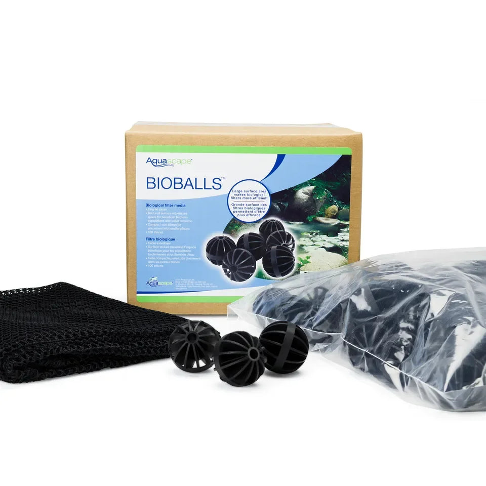 Aquascape Bioballs biological filter media for aquariums, 1,000 count, natural biological filtration for healthy aquatic environments.