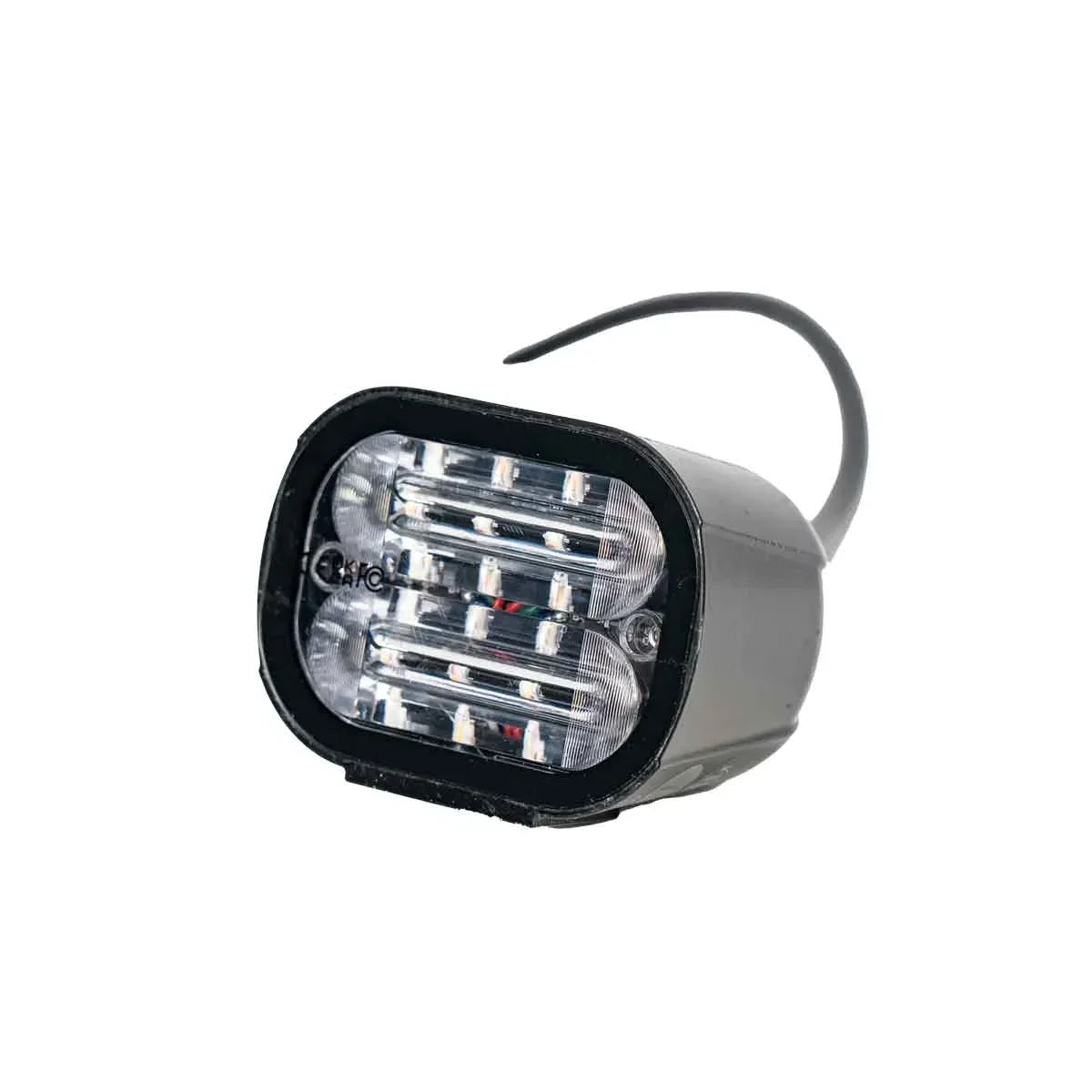 Aquascape 8-watt wide-angle pond lighting fixture illuminating a pond with a sleek, waterproof design for outdoor water features.