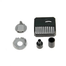 Aquascape 90 GPH filter screen and fitting kit for aquarium filtration replacement parts, showing filter components and fittings.