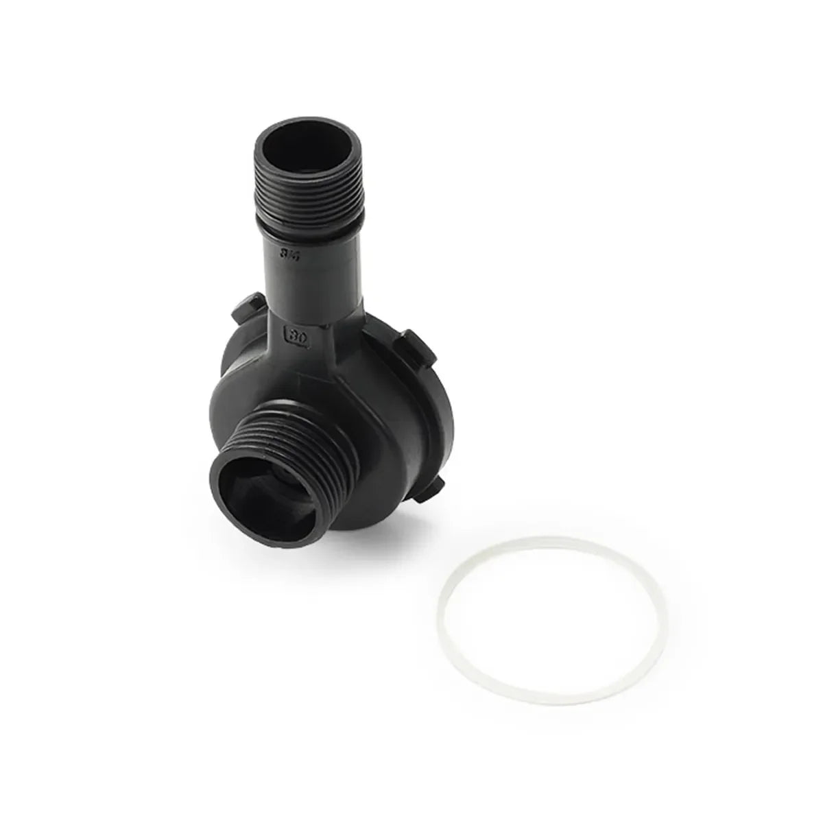 Aquascape Aquajet 600 G2 water chamber cover kit showing durable plastic cover and installation components for pond fountain.