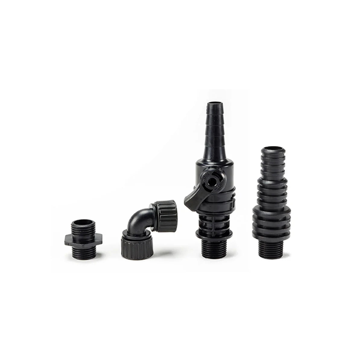 Aquascape Ultra water pump G3 discharge fitting kit with 1/2-inch fittings for replacement parts in aquatic pond systems.