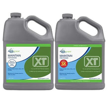 Aquascape Maintain for Ponds XT water treatment bottle, 64 oz, designed to keep pond water clean and healthy.