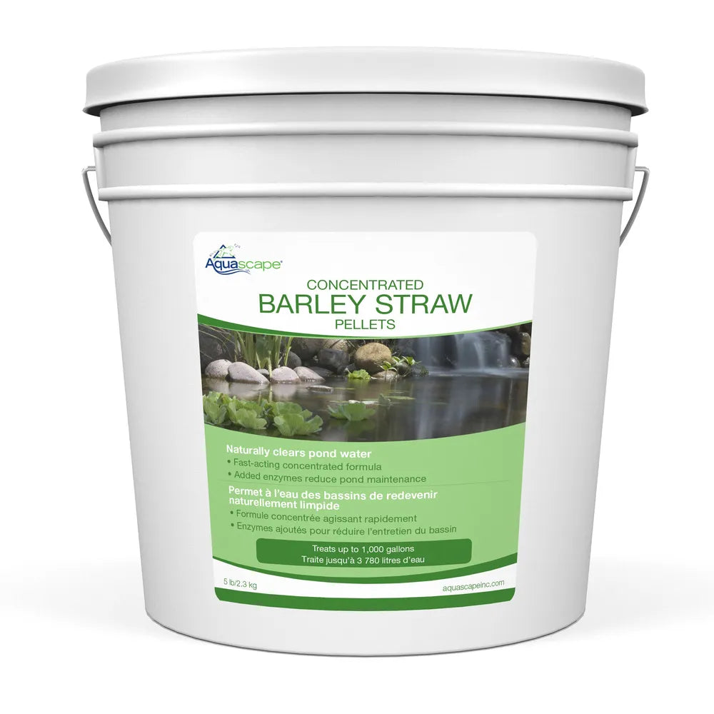 Aquascape Quick Start Concentrated Barley Straw Pellets for water treatment, 2.2 kg, natural algae control solution