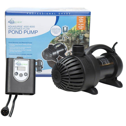 Aquascape AquaSurge PRO 4000-8000 Adjustable Flow Waterfall Pump - G2