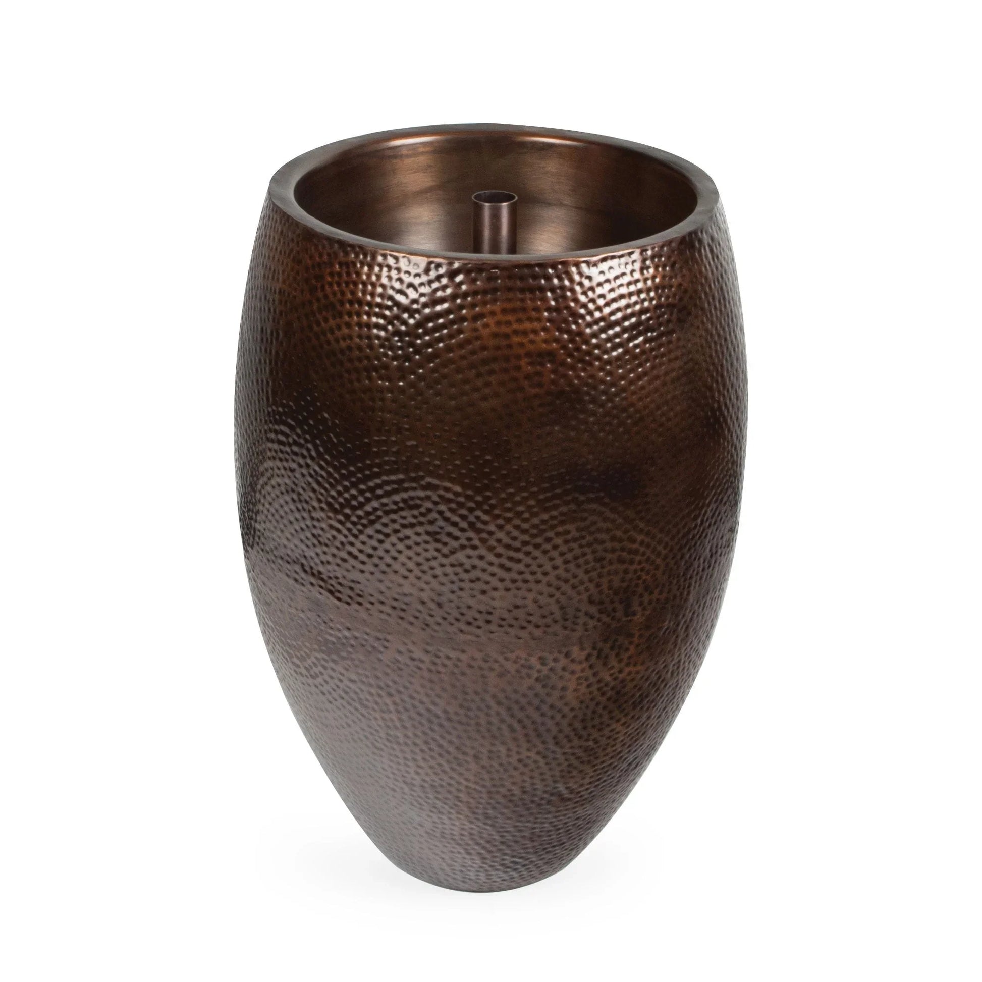 Atlantic Water Gardens 32-inch Aura Vase in antique brass with a decorative design, perfect for enhancing outdoor water features.