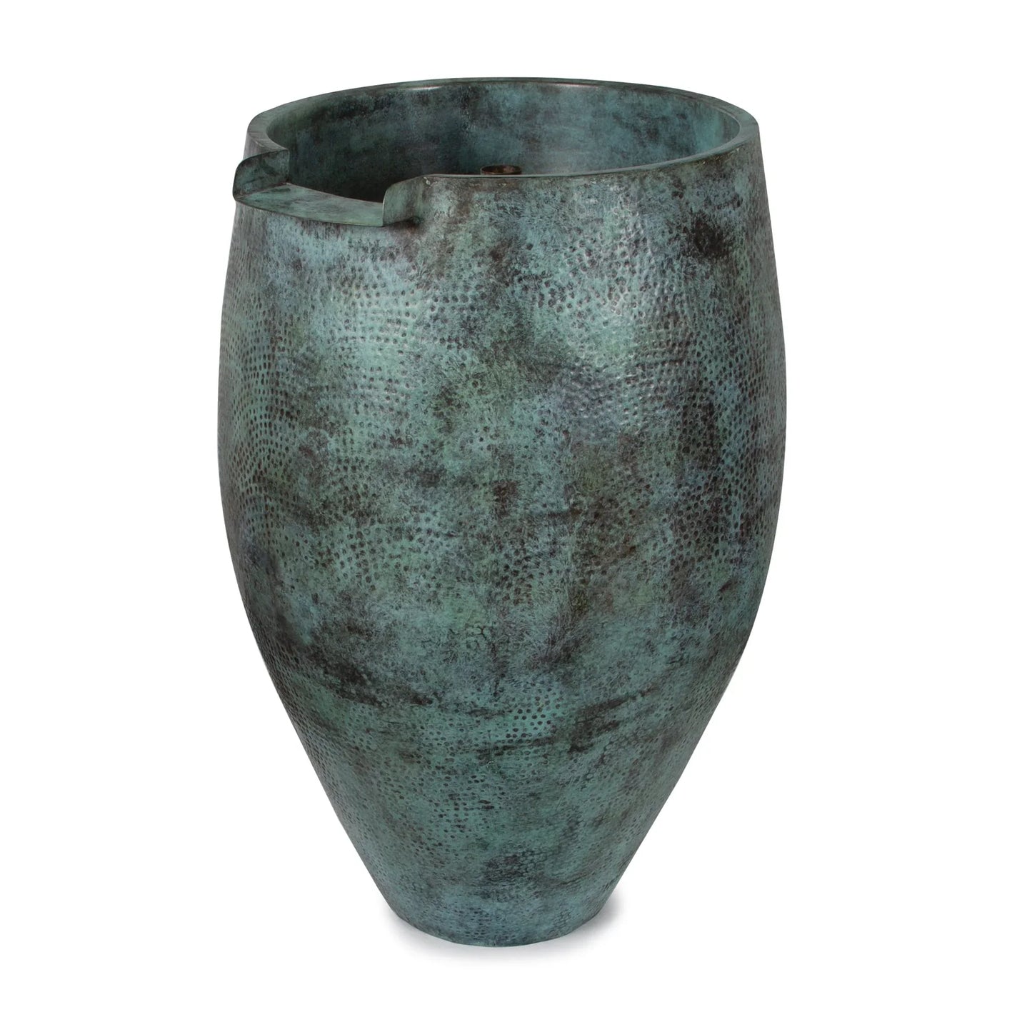 Atlantic Water Gardens 40-inch Aura Vase with 8-inch spillway, decorative water feature with smooth ceramic surface and elegant design.