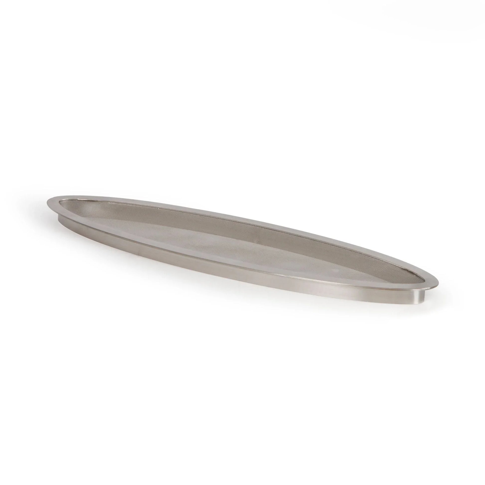 Stainless steel splash ring by Atlantic Water Gardens for a 24-inch spillway, decorative feature with a sleek, reflective finish.