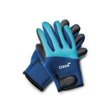 Atlantic Water Gardens neoprene pond gloves size M/8, installation equipment, showing black waterproof gloves for pond work.