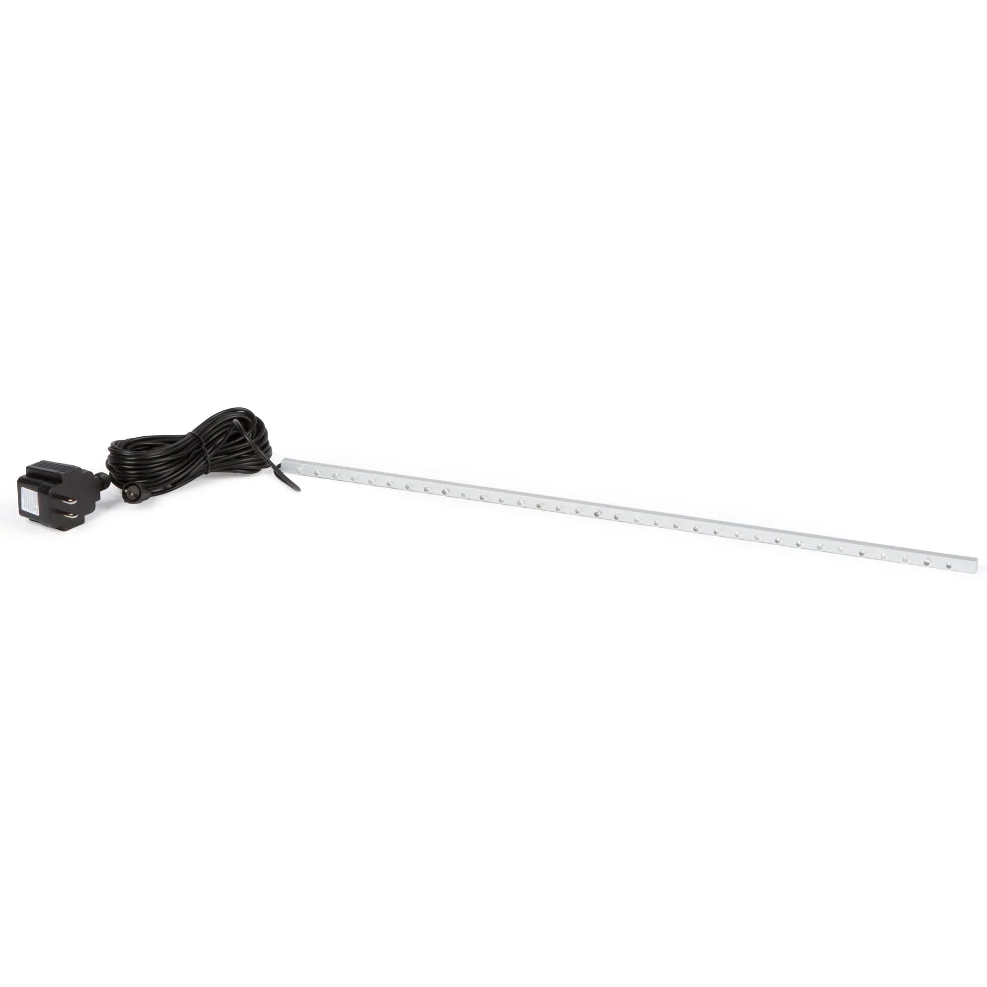 Atlantic Water Gardens Sol White pond lighting bulb and 24-inch transformer for pond illumination.