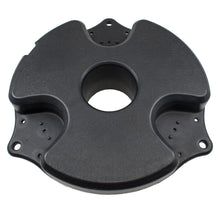 Atlantic Water Gardens 1/4 HP fountain replacement float showing the round, black float part used in pond fountain repair.