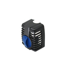 Atlantic Water Gardens Fountain Pump 320 front cover with flow control, replacement part for fountain pump system, close-up view.
