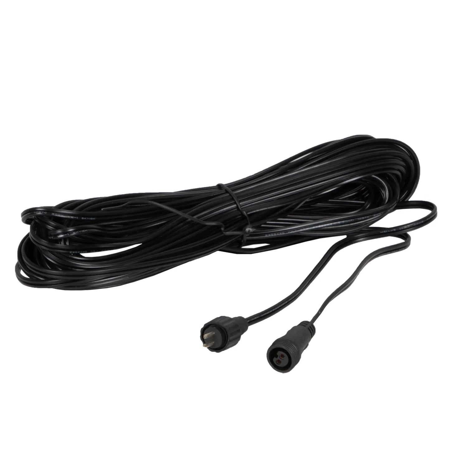 Atlantic Water Gardens 1/4hp Fountain light cord extension for replacement parts, showing the flexible electrical extension cord.