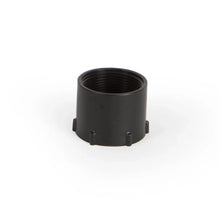 Atlantic Water Gardens TT1500/2000/3000 intake cover volute adapter for pump replacement parts, shown in black plastic.