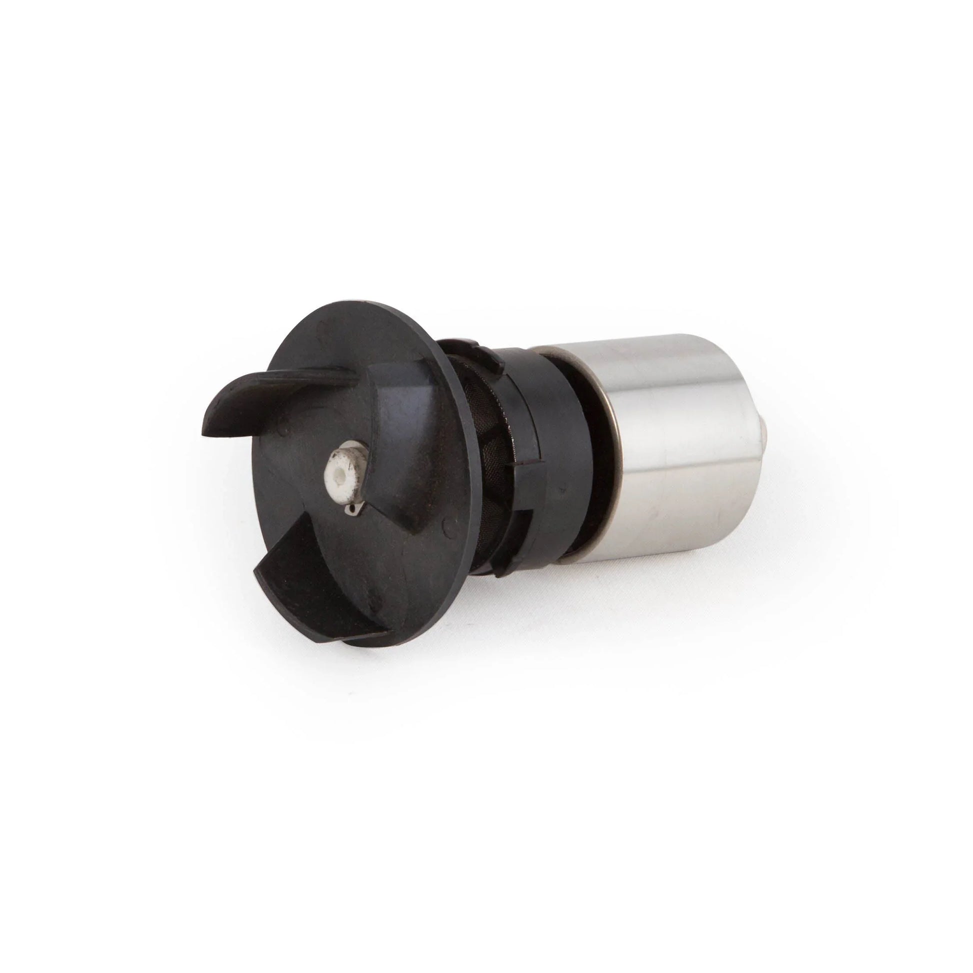 Atlantic Water Gardens TT4000 replacement impeller for pond pumps, showcasing the small, durable plastic part with blades for water flow.