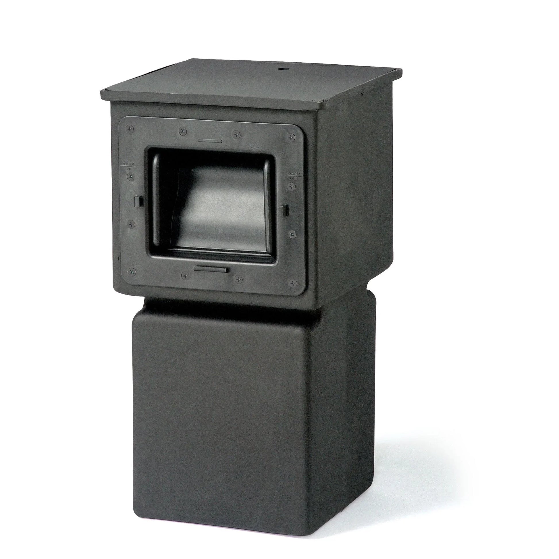 Atlantic Water Gardens Satellite Skimmer with 6-inch weir door for pond filtration and water clarity.