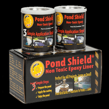 Black 1.5 Qrt Pond Armor installation equipment container for pond liners and waterproofing projects.