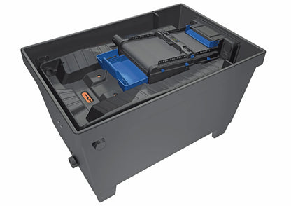 Oase BioTec ScreenMatic 2 gravity flow filter for pond filtration, featuring a compact design and durable construction.