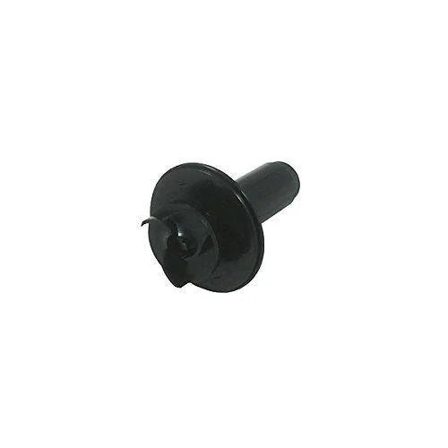 Oase Aquamax Eco Classic 1200 impeller replacement part for pond pump, showing the black plastic impeller with blades and central shaft.