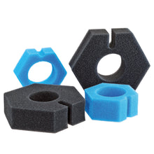 Oase BioPress 2400 filter foam set replacement parts for aquarium filtration system, showing foam filters and components.