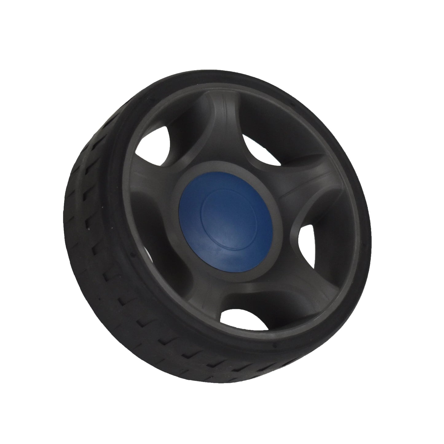 Oase Pondovac 5 replacement wheel, a single durable plastic wheel part for pond vacuum cleaner maintenance.