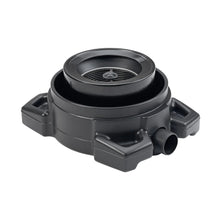 Oase Profiskim 100 skimmer for pond filtration with sleek black design, used to remove debris from pond water.