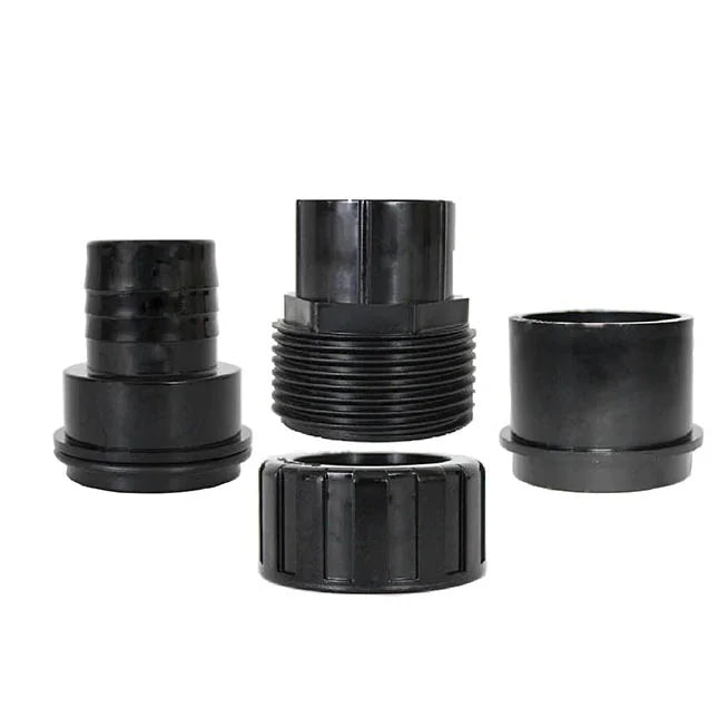 Pondmaster replacement 2 inlet-outlet fitting for ponds 5.5 to 8 inches, compatible with pond filtration systems.