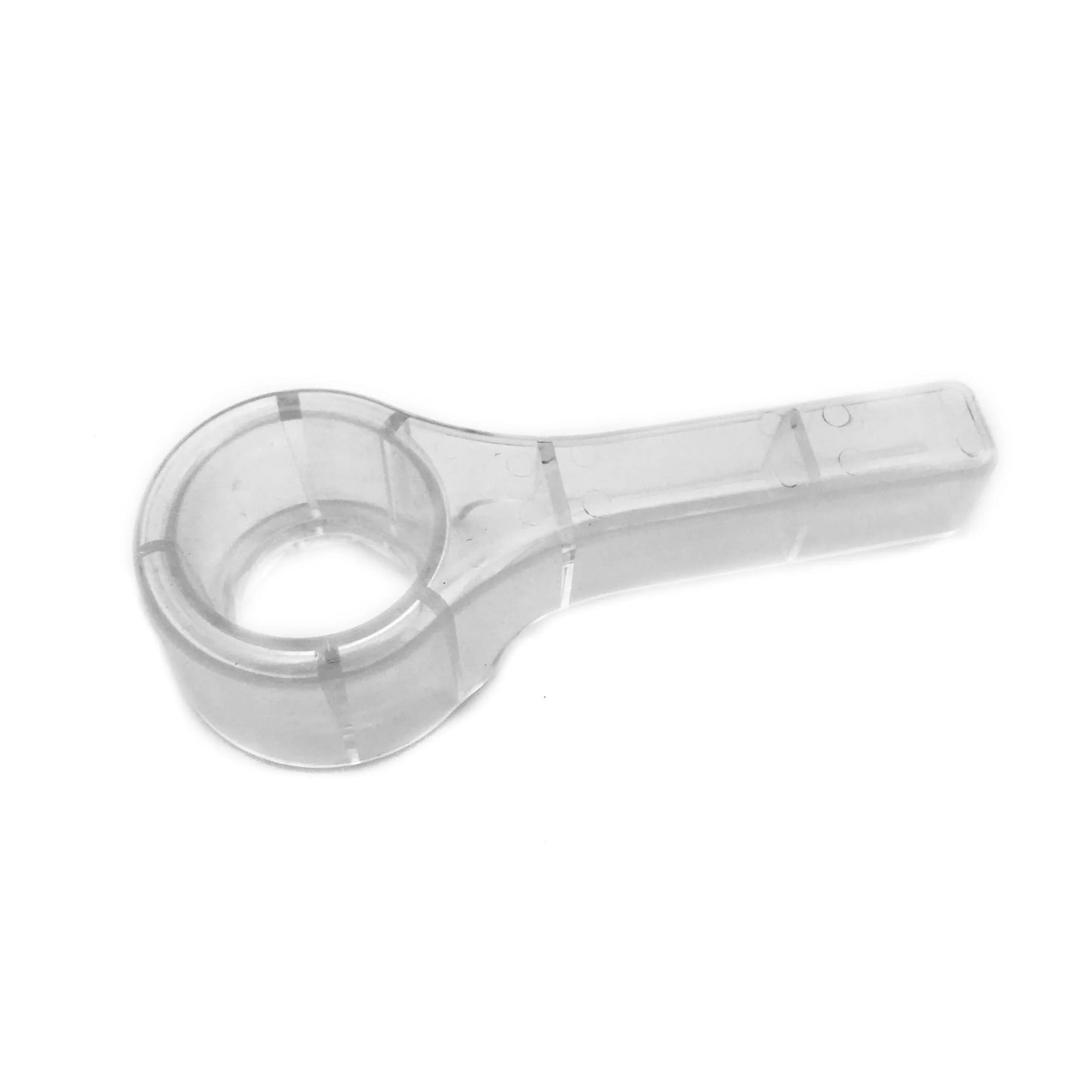 Pondmaster replacement handle for all press filters, durable plastic part designed for pond filtration systems.