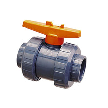 Praher Tru-Union Ball Valve 1.5-inch pool fitting with durable brass body and easy-to-operate handle for pool plumbing.