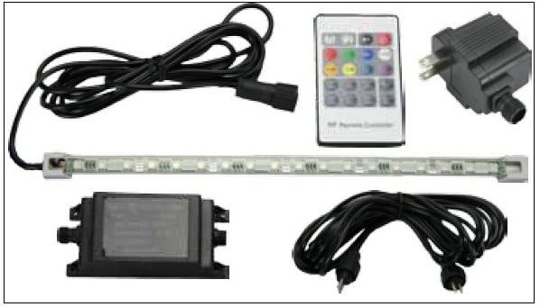 ProEco Products 59" RGB Controllable LED Light Strip for 60" Acrylic & Stainless Steel Weirs